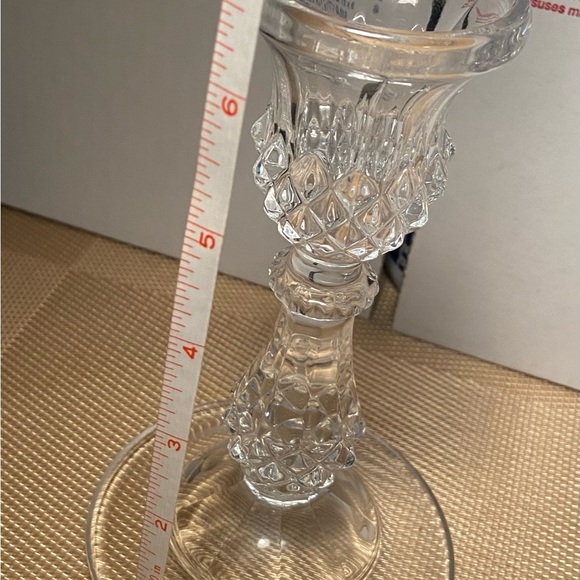 Pair Longchamp Cristal D’ Arques Lead Crystal Candlesticks - Picture 2 of 5